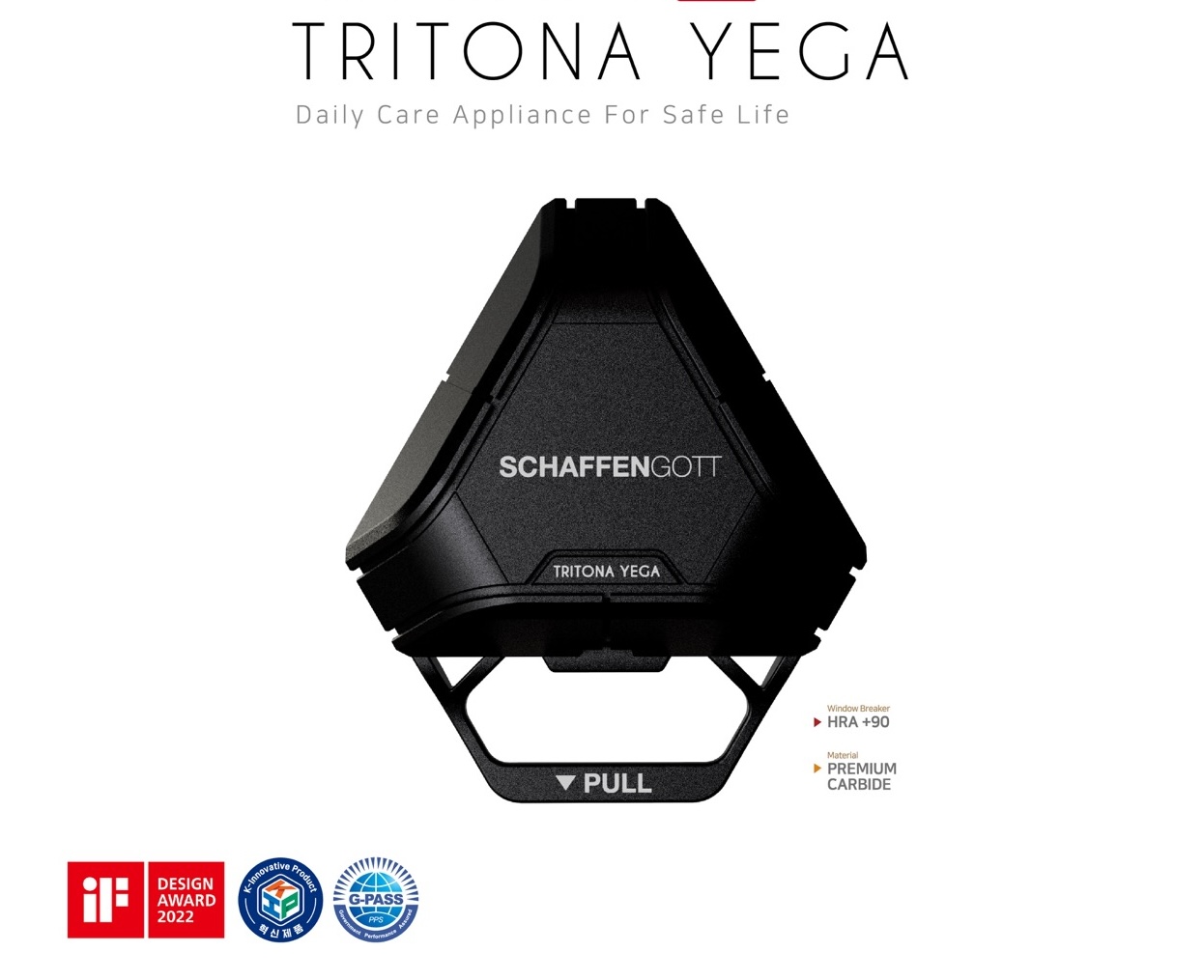 Premium Window Breaker - Tritona, Black